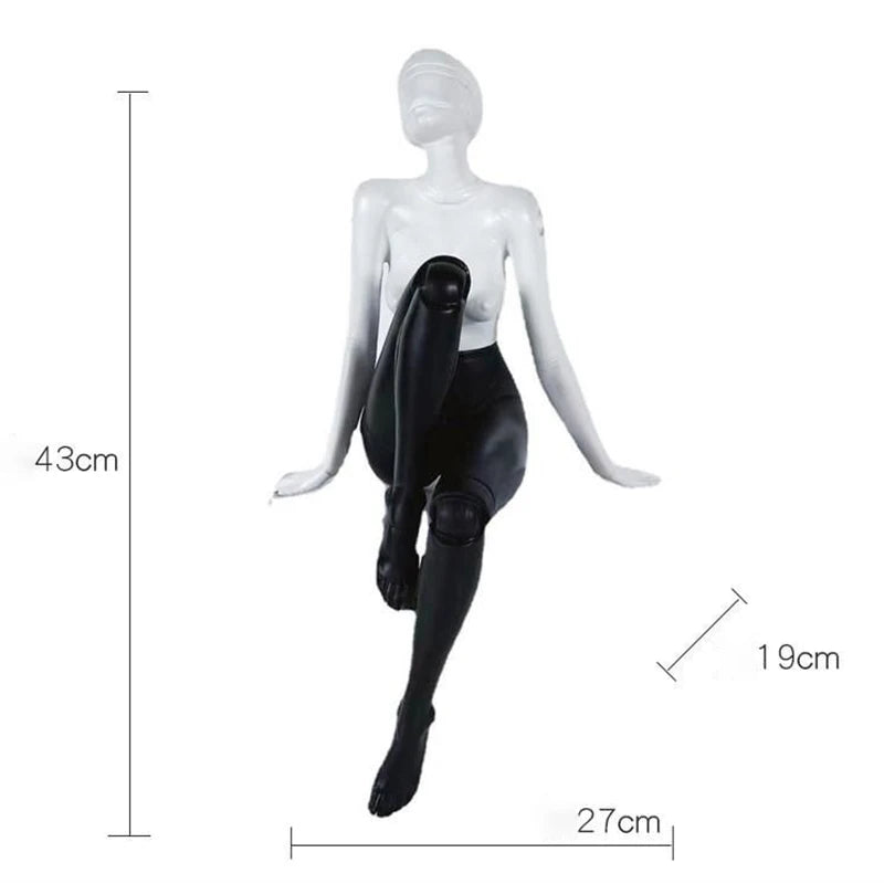 Modern Figurines Minimalism Art Miniatures Luxury Creative Ornaments for Bedroom Aesthetic Room Decor Original and Funny Gifts