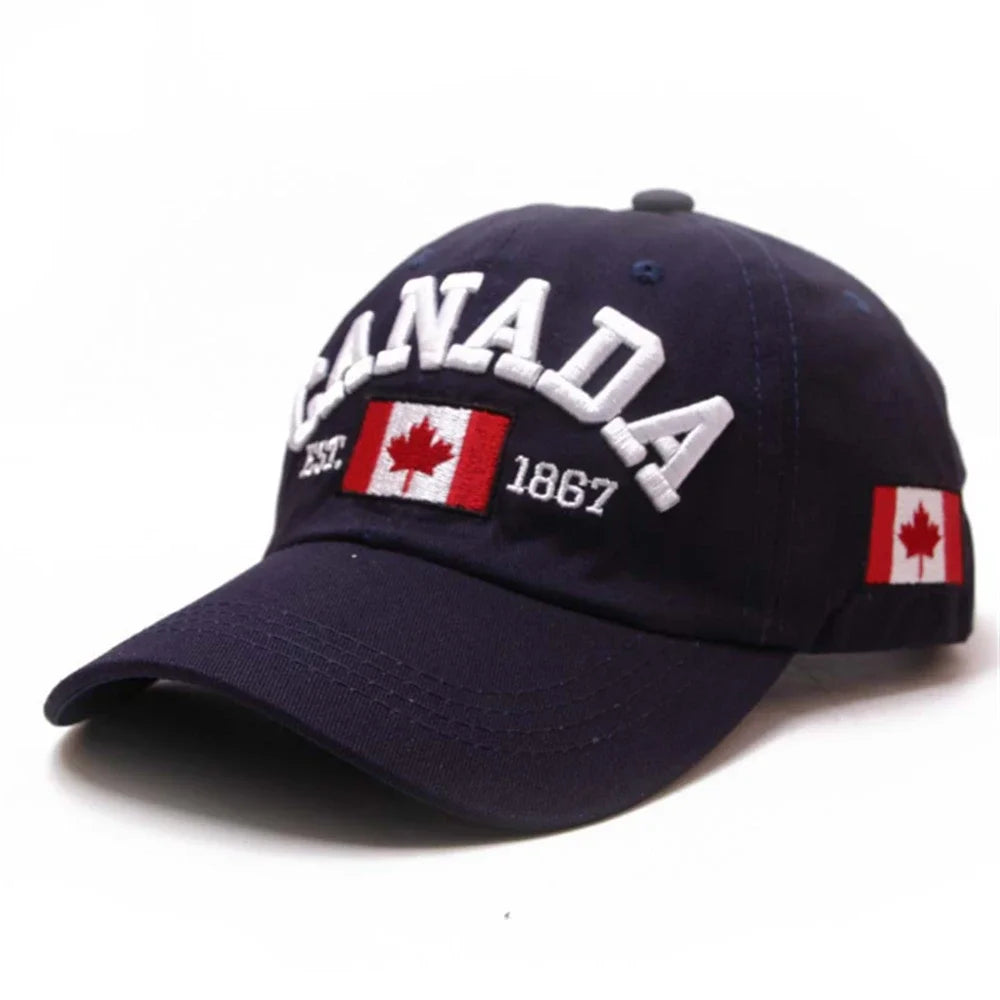 New Baseball Cap Unisex Canadian  Spring Summer Wild Sun Visor Popular Adult Letter Hat