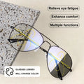 Large Frame Photochromic Progressive Reading Glasses Men Chameleon Glasses Male Change Color Sun Glasses Driver Diopters Eyewear
