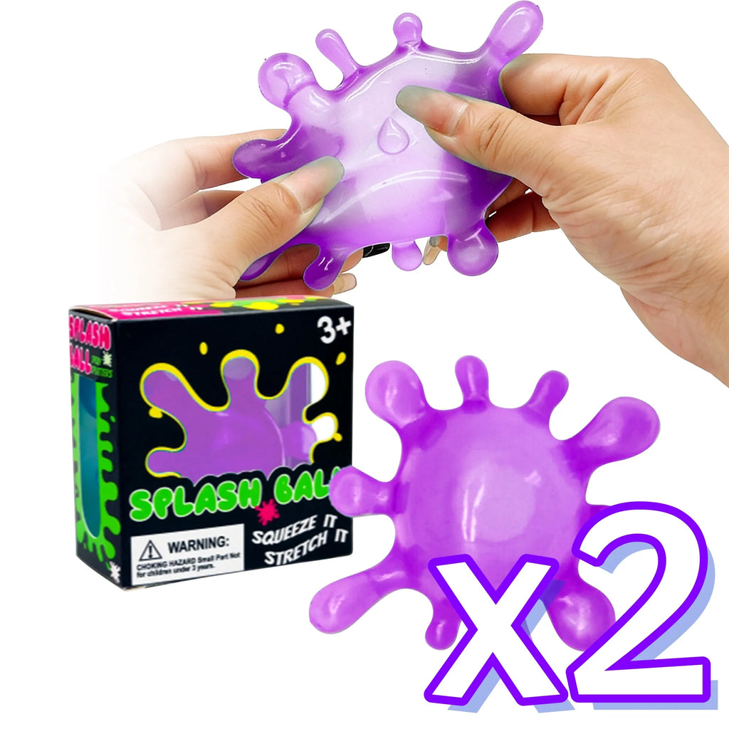 Splash Shaped Pinching Ball Slow Rebound Pressure Relief Ball Maltose Decompression Toy Squeeze Balls Blind Box Party Gif Toys
