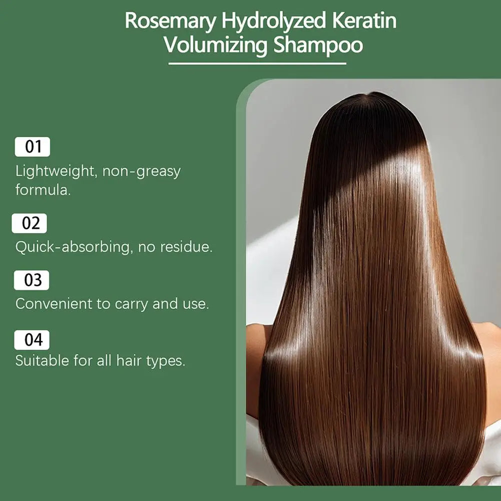 220ml Rosemary Hair Growth Shampoo Organic Rosemary Oil for Hair Growth, Natural Anti Loss Thickening Shampoo for Thinning Hair