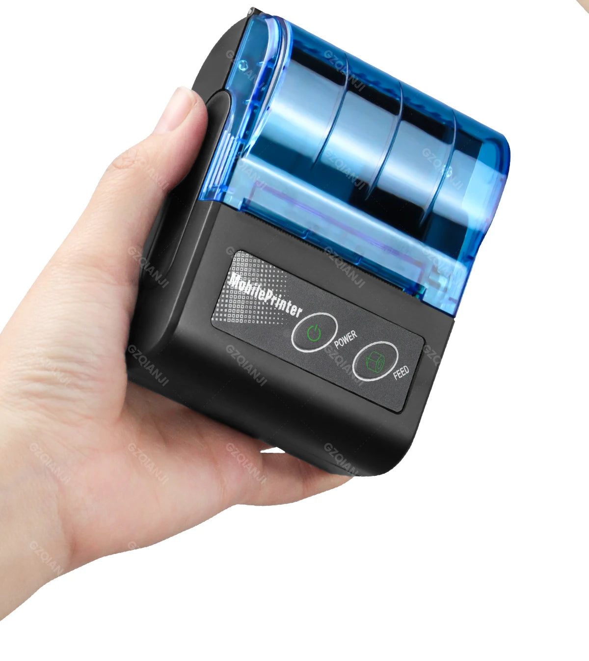 Mini Bluetooth Thermal Printer Wireless Protable 58mm Receipt Bill POS Printer Loyverse POS Free App on Android Small Business