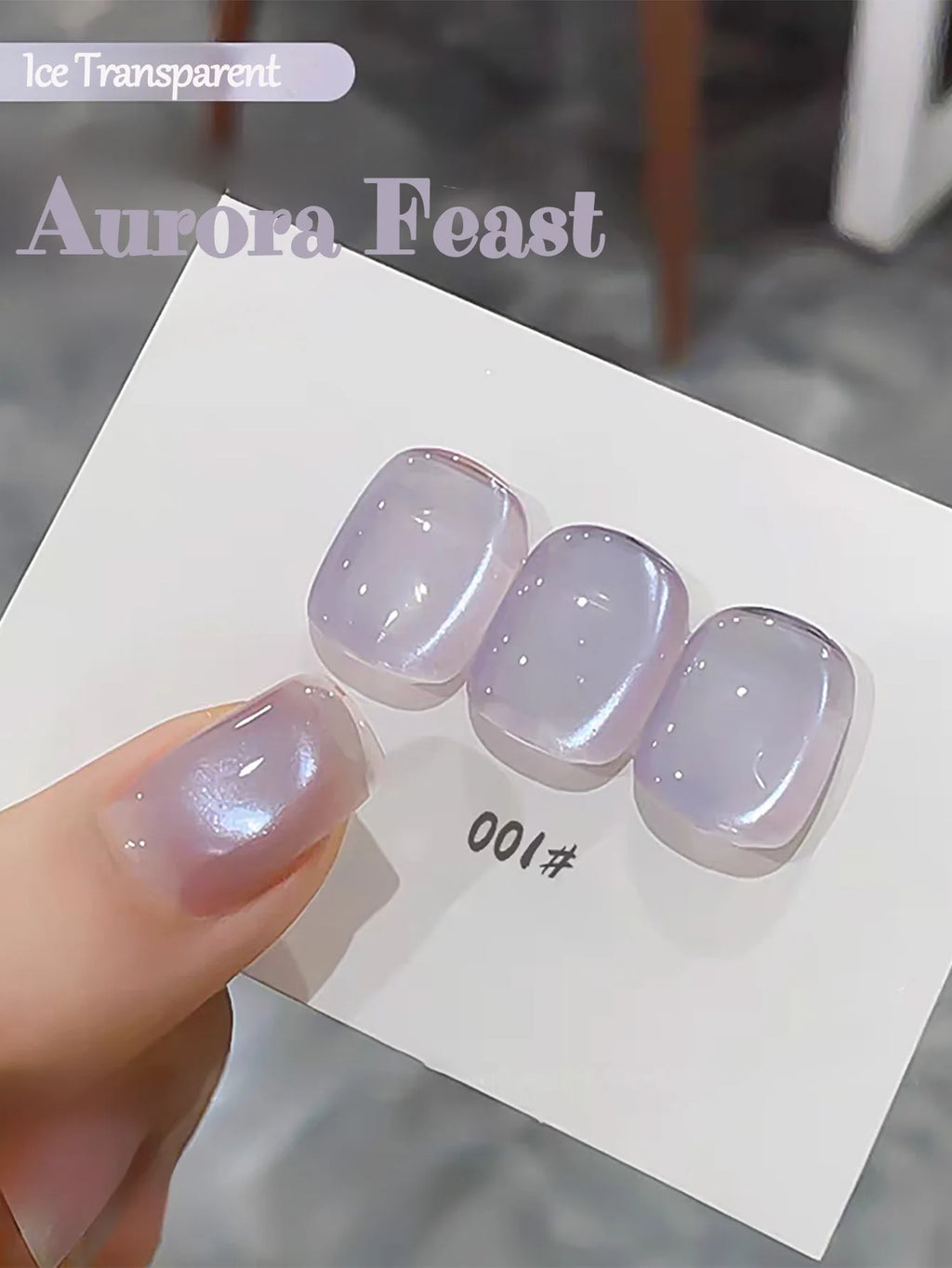1-12pcs ZH Spring/Summer Ice Transparent Sweet Wine Glass Beads Cat Eye Nail Polish Gel New Flashy Popular Pink Nail Supplies