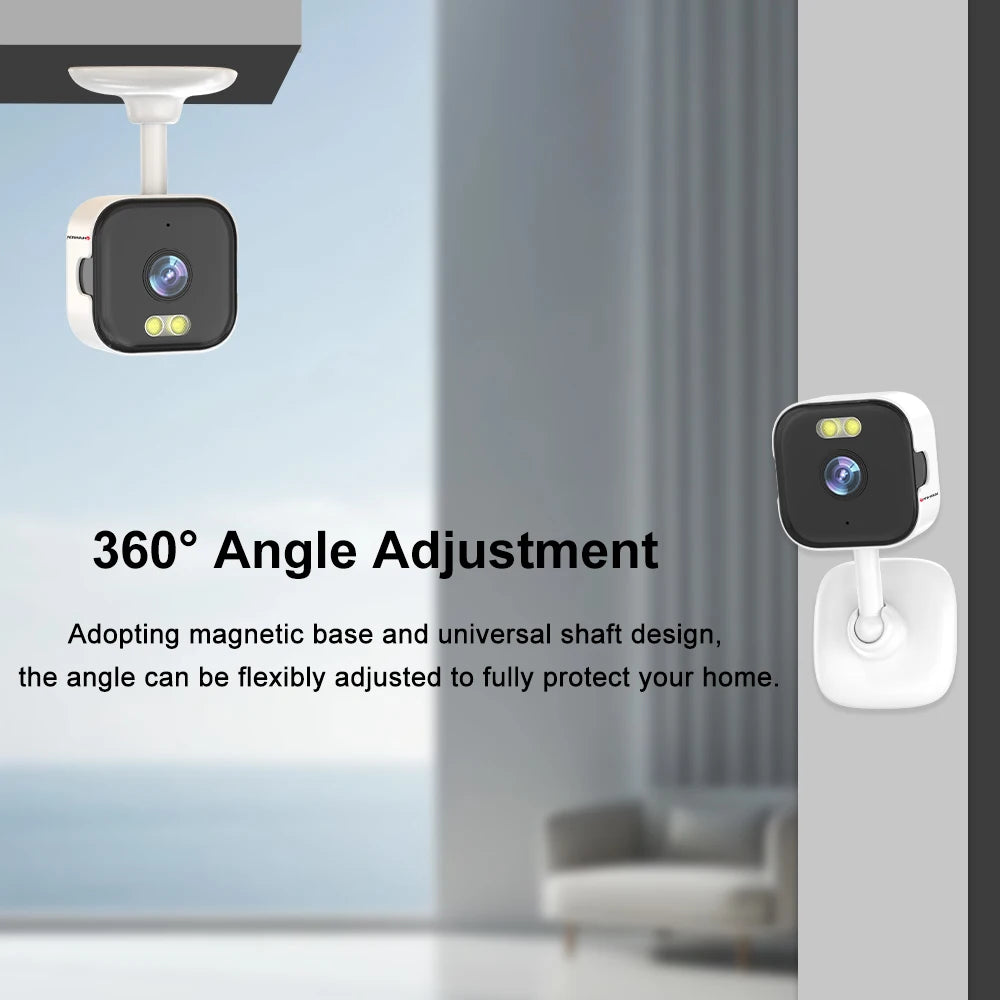 O-Kam Pro Mini Cube Security Camera, 5MP Indoor WiFi IP Camera with Two-Way Audio & Human Detection, Motion Alert, 5X Zoom,