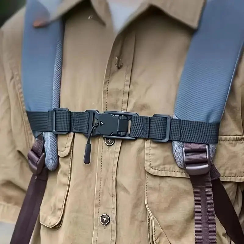 Magnetic Quick Release Chest Strap Adjustable Detachable Sternum Strap Backpack Accessory Outdoor Camping Tactical Bag Parts