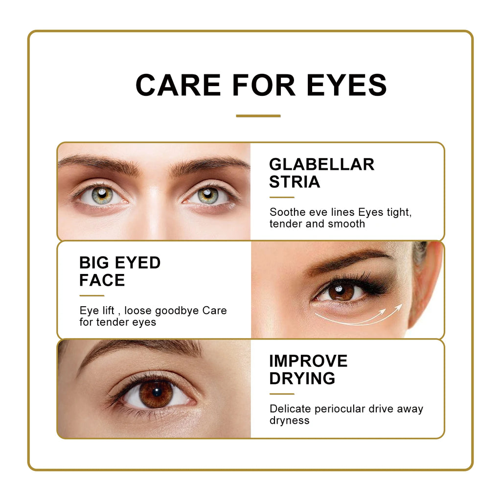 Firming Hydrating Eye Roller Serum - Targets Dark Circles, Diminishes Fine Lines, Gentle Nourishing Eye Care