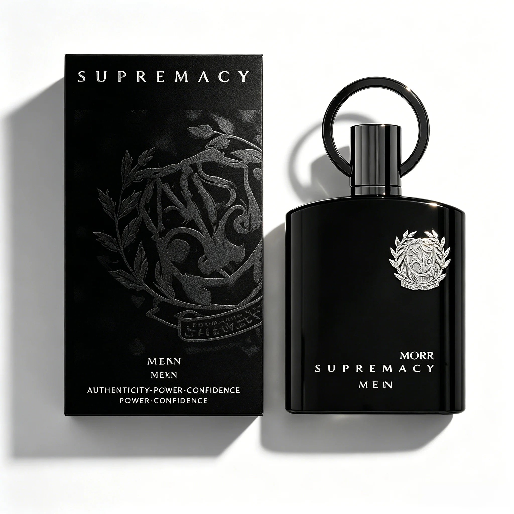Afnan Supremacy Noir Eau De Parfum for Men, 3.4 Fl. Oz Parfum Long-Lasting Perfume Neutral Citrus Perfumy Fresh Woody Aroma Supreme Incense for Fragrance