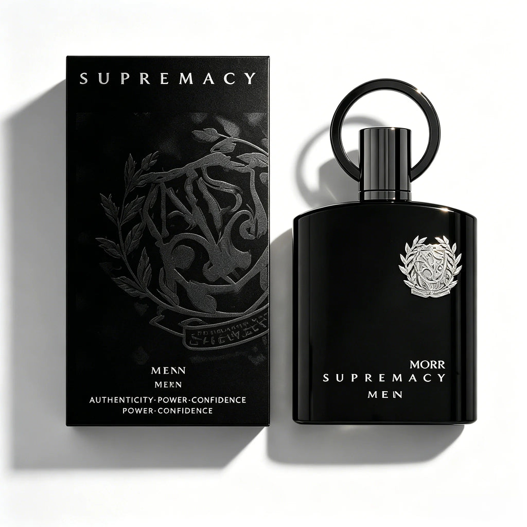 Afnan Supremacy Noir Eau De Parfum for Men, 3.4 Fl. Oz Parfum Long-Lasting Perfume Neutral Citrus Perfumy Fresh Woody Aroma Supreme Incense for Fragrance