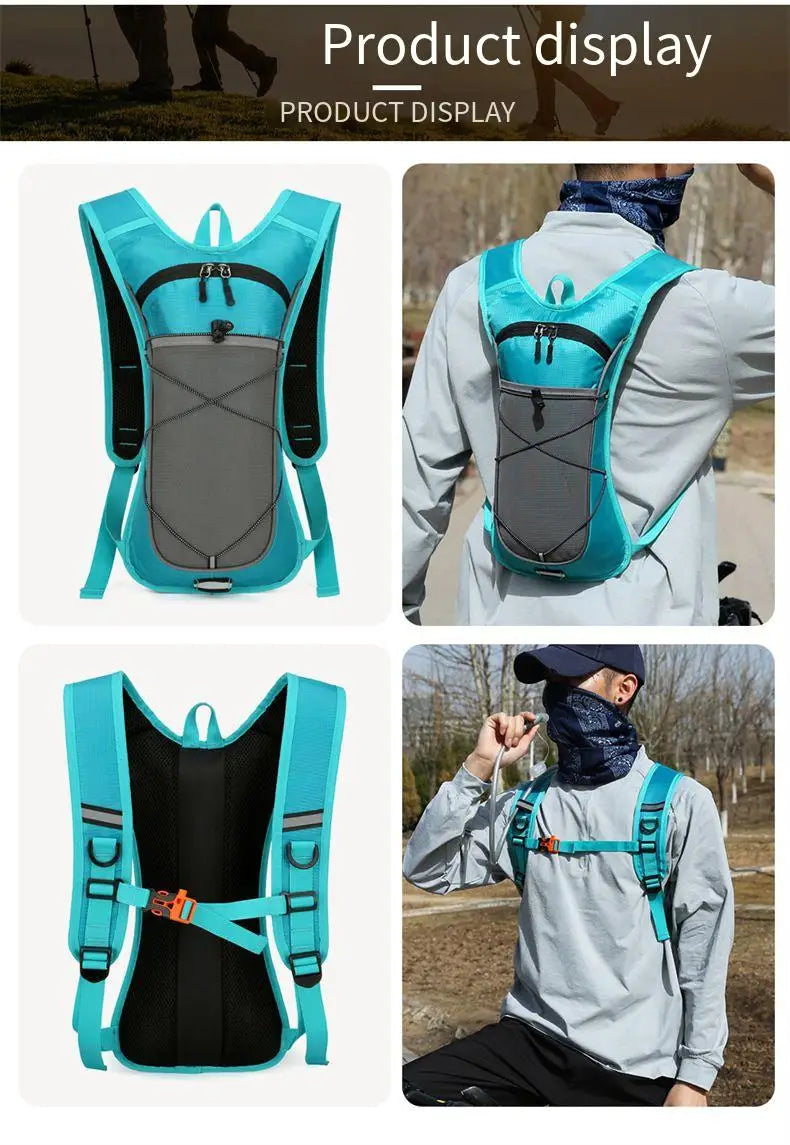 Outdoor Sports Cycling Backpack Mountaineering Hiking Bag Water Bag for Trekking Running Backpacks Travel Dual-Shoulder Bag