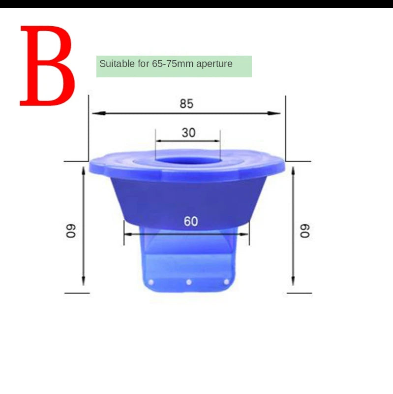 Bathroom Odor-Proof Leak Core Silicone Down the Water Pipe Draininner Sink Drain One Way Drain Valve Sewer Core