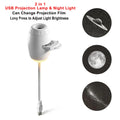 USB Galaxy Projector Light Car Roof Projection Lamp Atmosphere Ambient Light Saturn Starry Star Light Party Decor Romantic Light