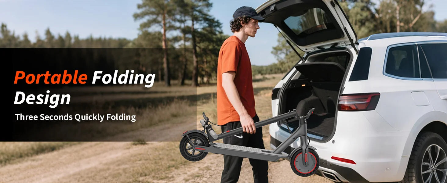 AOVOPRO ES80 350W Electric Scooter 10.5Ah 19mph Max Speed Smart APP Control 21miles Max Range Foldable E-Scooter for Adult