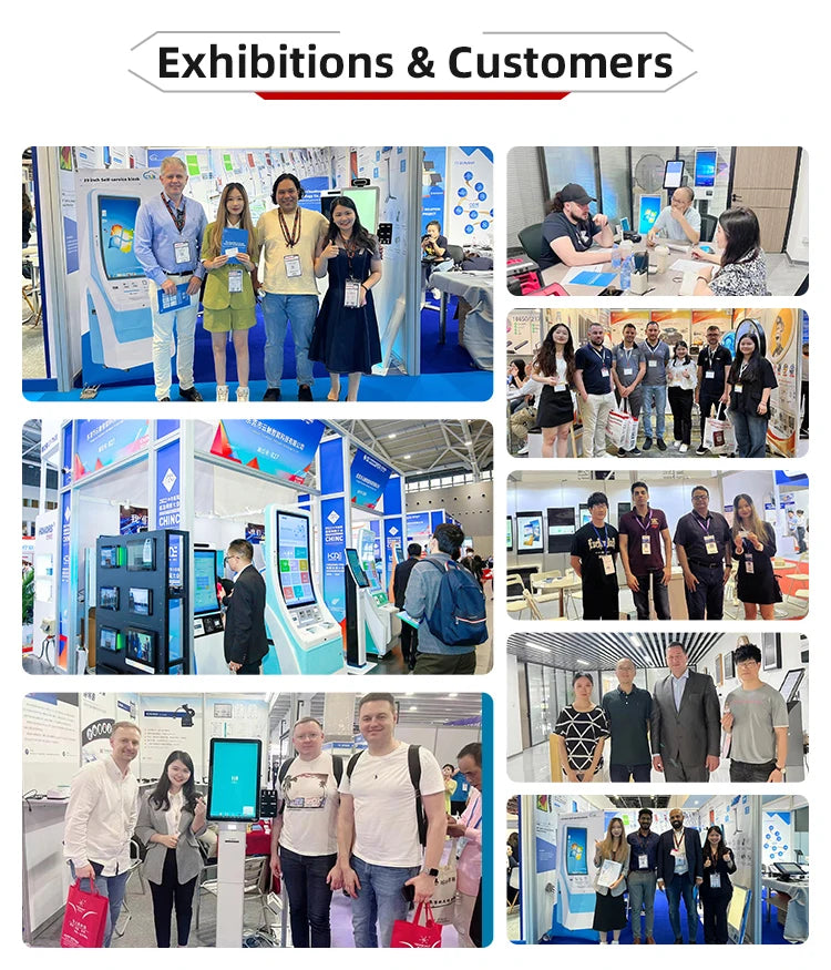 15.6Inch Desktop Self Service Kiosk Touch Screen Printer Scanner POS Holder Payment Kiosk Windows/Android for Shop Pharmacy