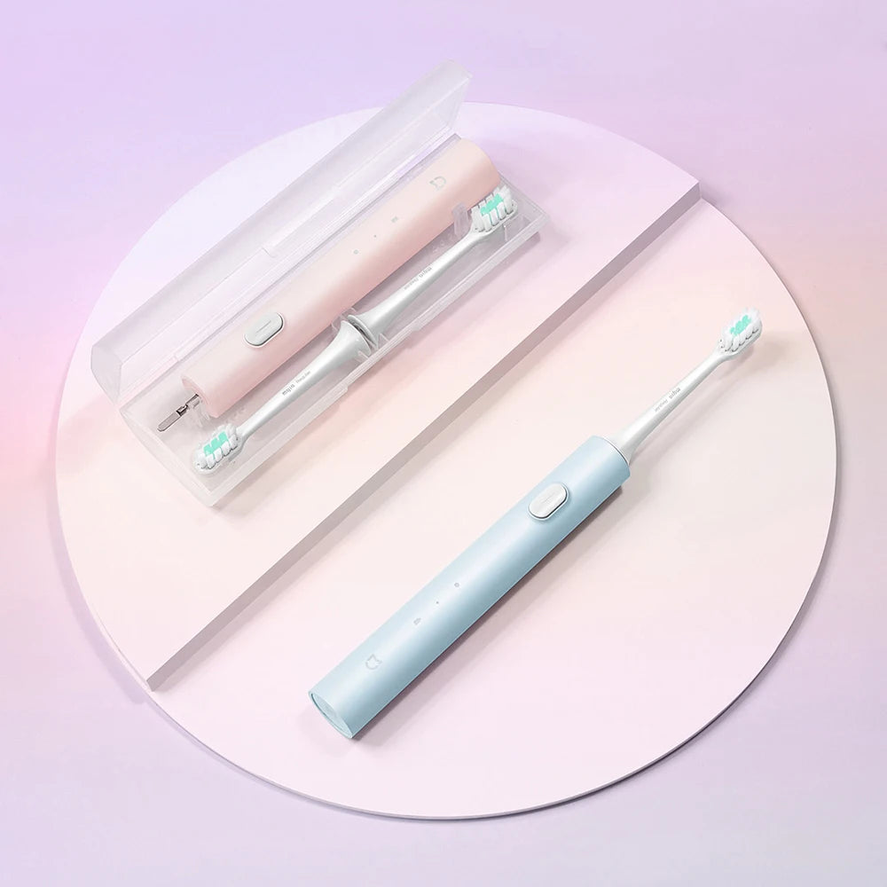 MIJIA T200/T200C Sonic Electric Toothbrush,2 Mode,2 Brush Heads,Whitening Toothbrush,USB‑C 25 Day Battery,IPX7 Waterproof
