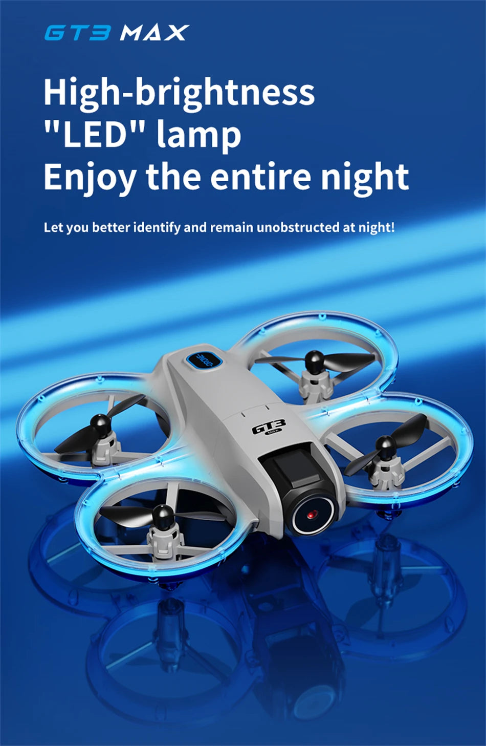 2026 GT3Max HD 8K RC Drone with Wide Angle Camera Foldable Helicopter Quadcopter Aircraft for Kids Professional Gift Toys