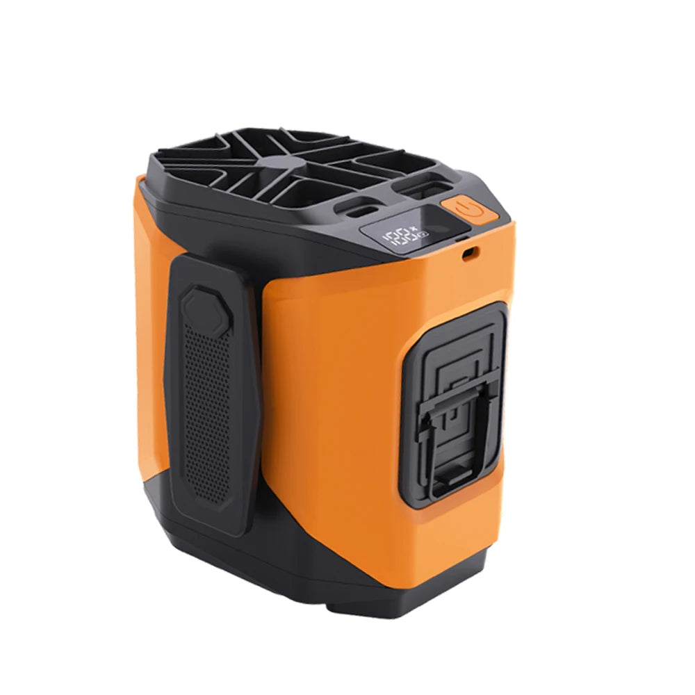 Outdoor Fan Portable Waist Hanging Neck Strong Dual Air Vents Fans for Travel Sports Courier Outdoor Working
