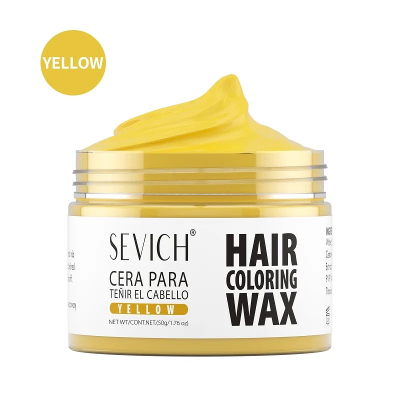 SEVICH Fashion One-Time Hair Color Wax Styling Temporary Dye Cream Gel Mud Pomade For Beards Eyebrow Easy To Wash Hair Dye Wax