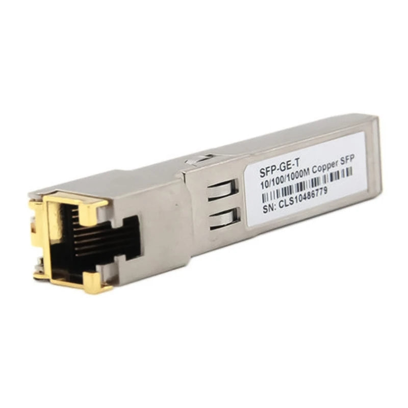 SFP Module SFP Modules Optical Port Turn to RJ45 Ethernet Port Gigabit 10/100/1000M Transceiver Module Replace