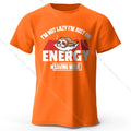 Men's Saving Mode Printed T-Shirt 100% Cotton Oversized Tech Graphic Tees for Women Summer Tops Geek Streetwear