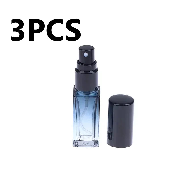 1/3/6PCS SET 5/9/20ml Perfume Bottle Square Glass Spray Empty Bottle Travel Portable Sample Atomizer Refillable Container Mini