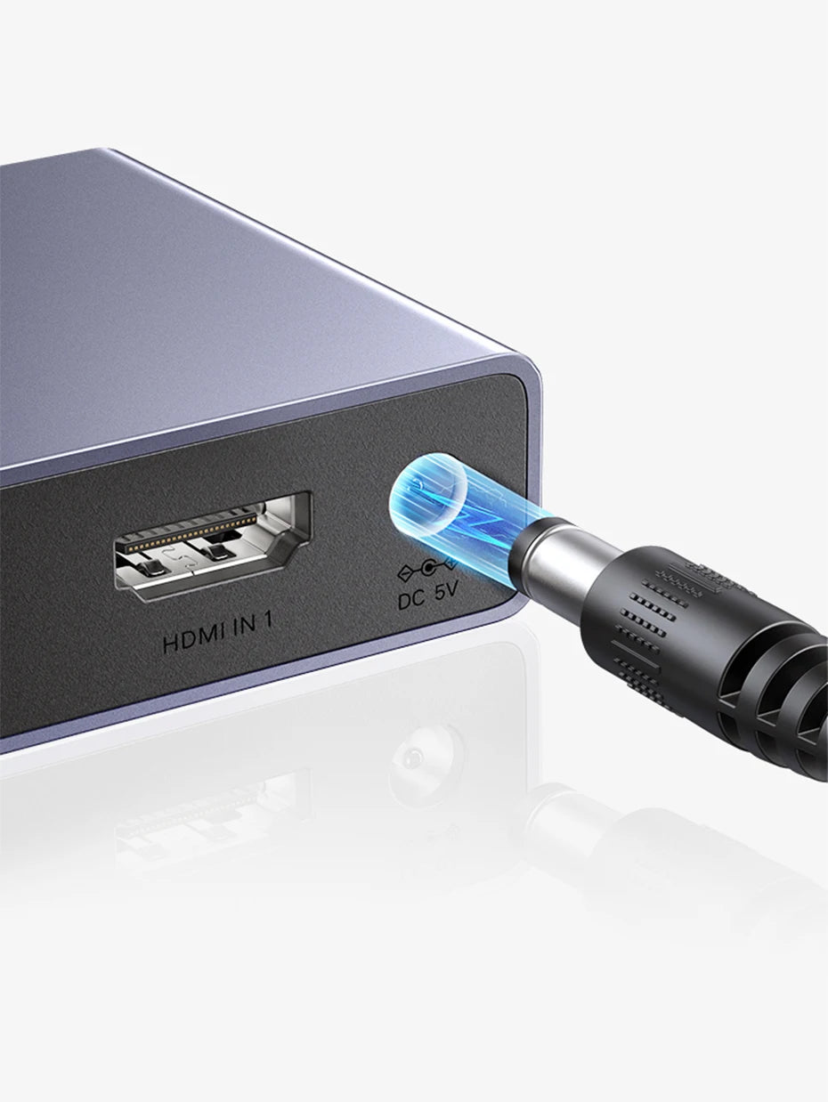UGREEN HDMI 2.1 Switcher 8K 60Hz 4K120Hz HDMI-compatible Switch 3 in 1 Out with Remote Control Converter For Xbox PS5 Monitors
