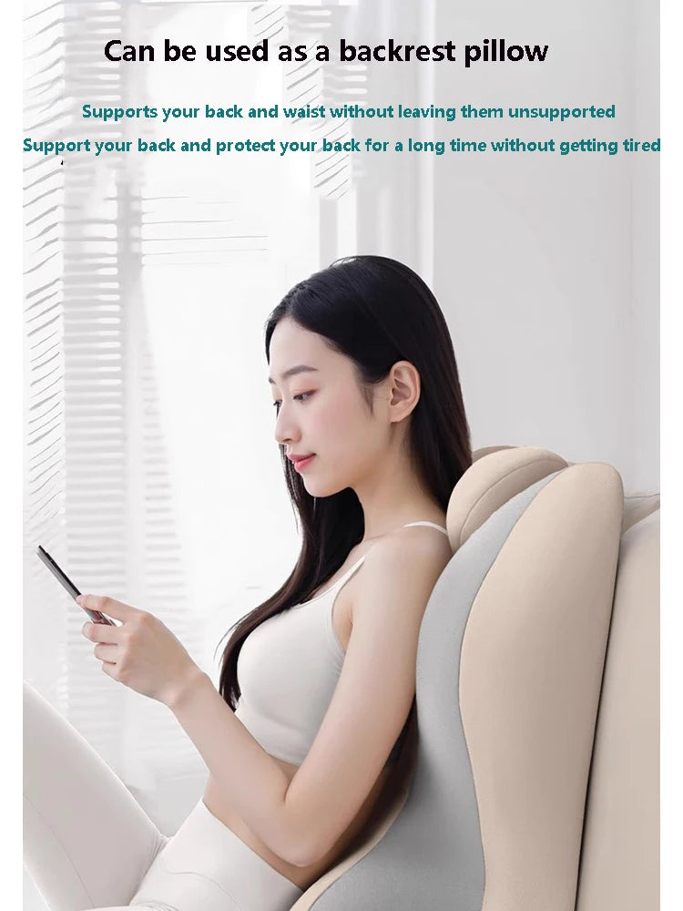 Ergonomic Memory Foam Pillow for Prone Sleeping Neck Pain Relief Wedge Support Pillow for Bed Sofa，Suitable for couples