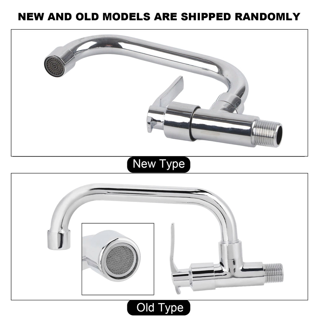 G1/2in Wall Mounted Single Cold Water Tap Sink Water Faucet for Home Kitchen Use  Water Faucet