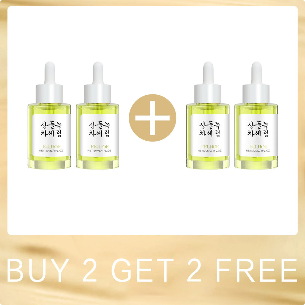 Green Tea Pores Shrinking Serum Natural Brightening Skin Lightening Removes Skin Pores Oil Control Moisturizing Face Serum Korea