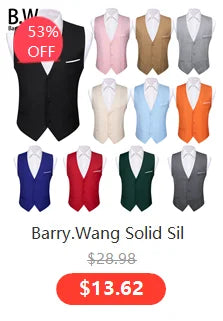 Barry.Wang Luxury Silk Mens Shirts Jacquard Floral Long Sleeve Formal Casual Breathable Male Blouses Wedding Business Prom Gift