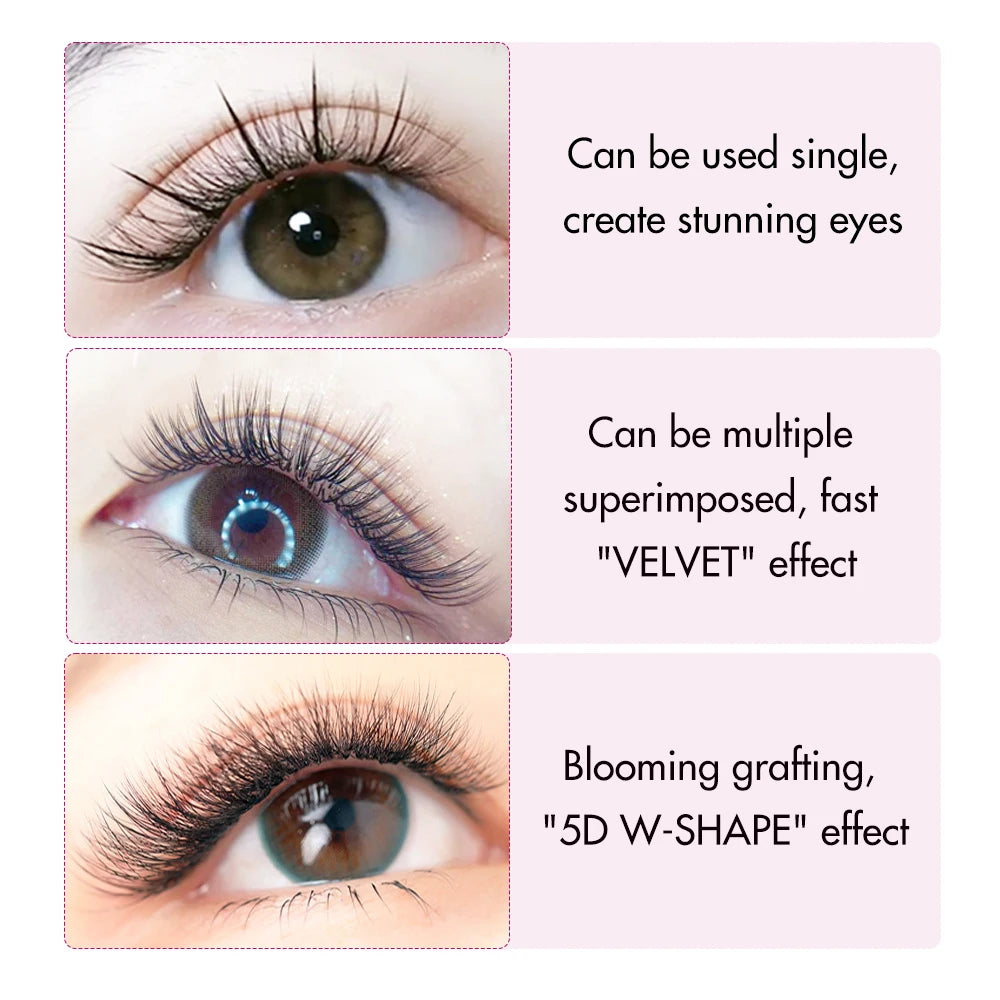 Fadvan 5D Spikes Fairy Flora Lashes Cluster Eyelash Extension Grafting Individual Easy Fan Eyelash Extensions