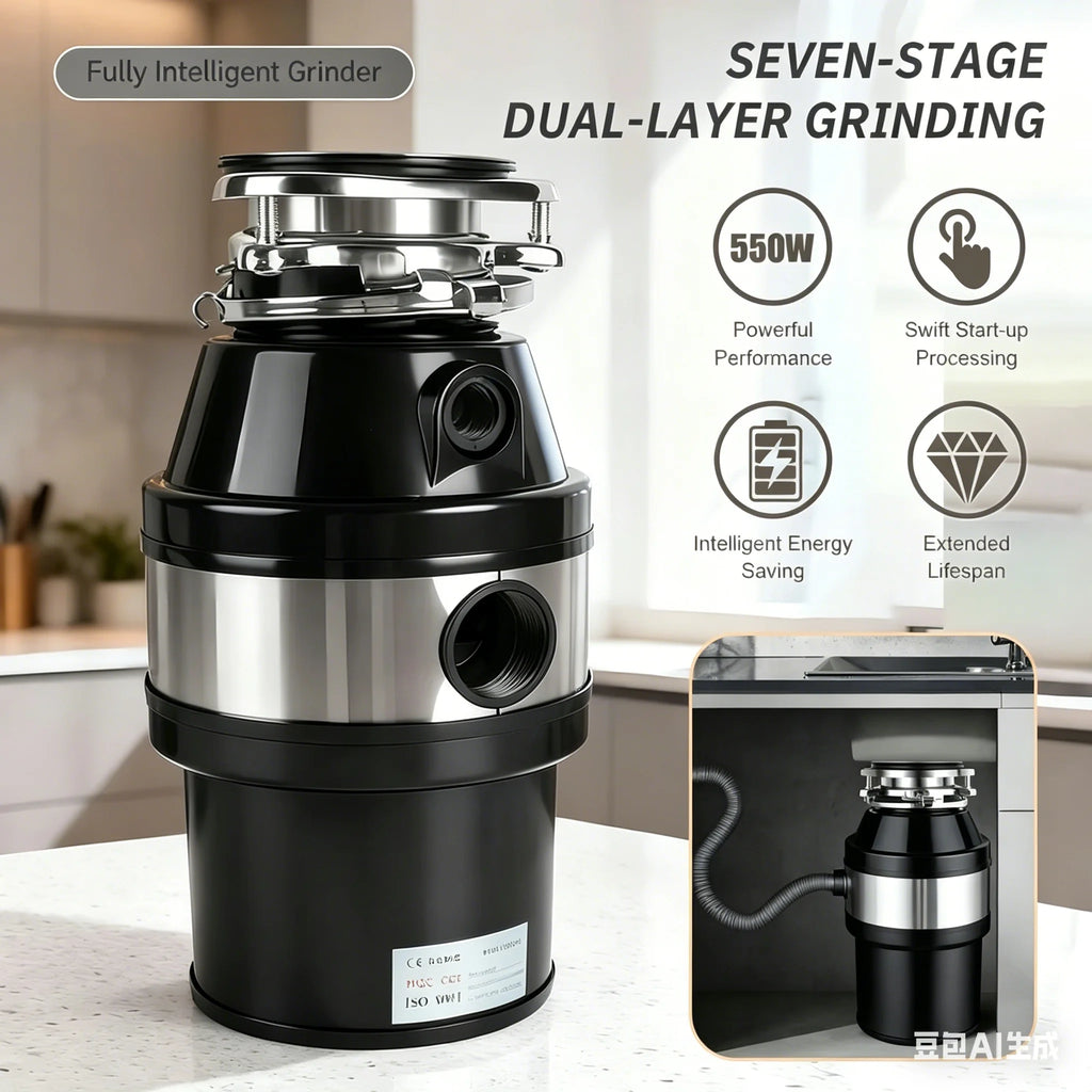 Garbage disposal kitchen sewer kitchen waste food household shredder household waste disposal machine
