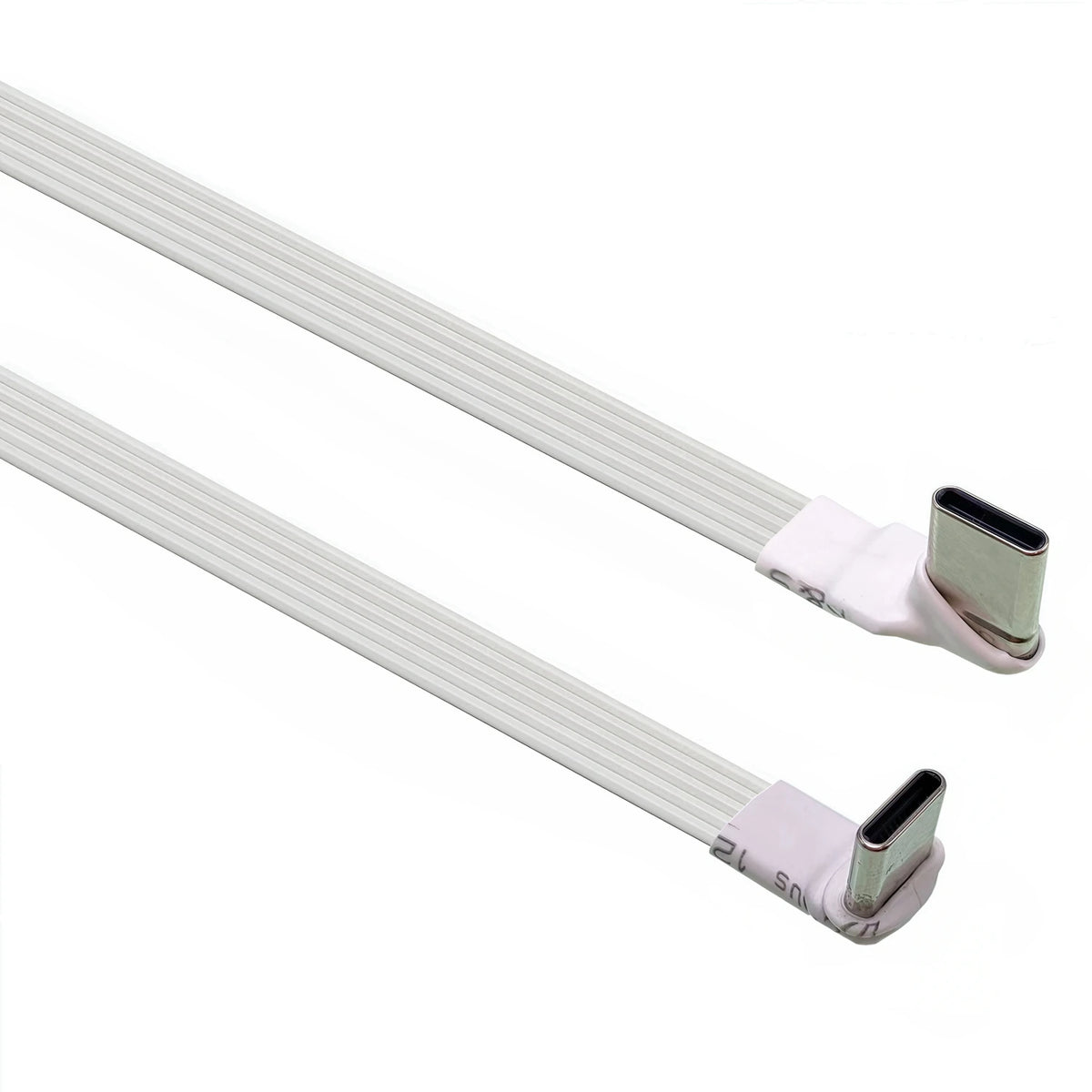 20CM 30CM 10CM 5CM USB 2.0 Type-C Flat Cable Extension FPC Cable USB 2.0 USB-C 90° Up/Down Angled Plug 5CM-1M