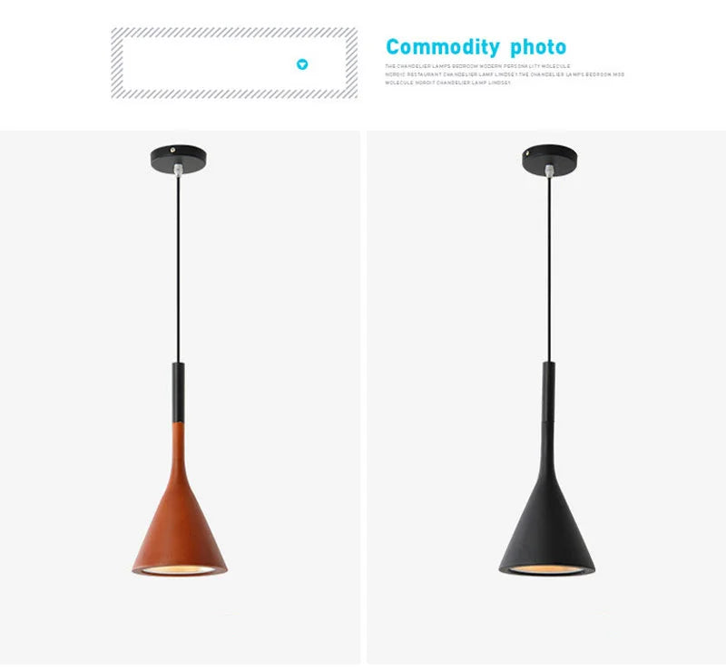 Nordic Modern Led Pendant Lights Kitchen Bars Home Bedroom Dining Table Hanging Lamp Cafe Indoor Lighting Living Room Decoration