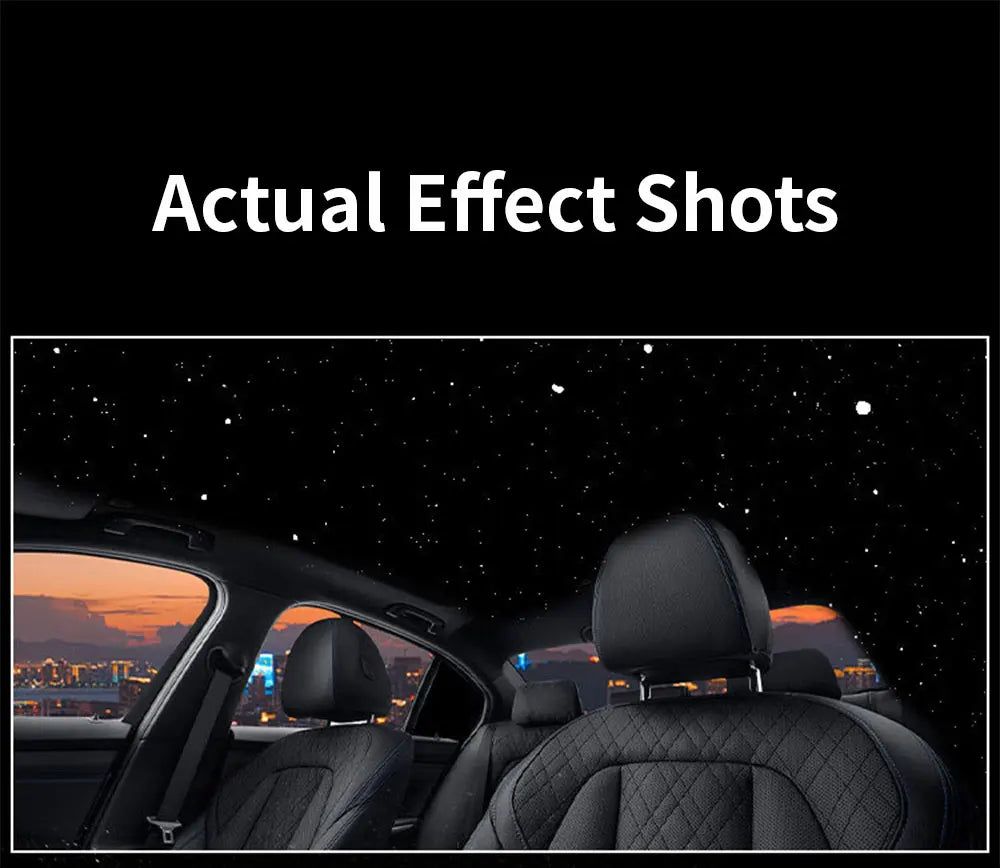 Car Interior Light Roof Star Light USB LED Starry Atmosphere Projector Decoration Night Party Decor Romantic Saturn Galaxy Light