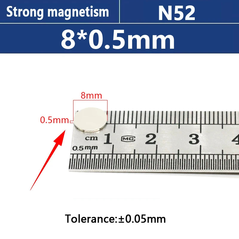 Round Micro Magnets 2x0.6 3x0.5 4x0.5 5x0.5 6x0.5 8x0.5 10x0.5 mm refrigerator magnet 3*0.5 4*0.5 5*0.5 6*0.5 8*0.5 10*0.5 mm