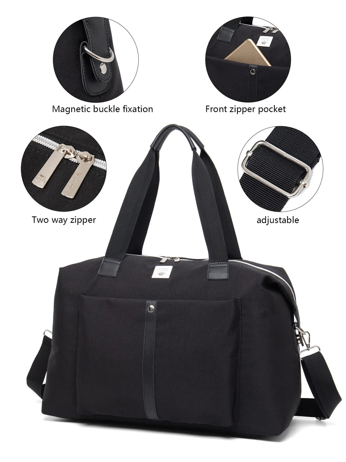LEQUEEN Large Capacity Mommy Bag Maternity Bag Baby Stroller Hanging Bag Nappy Bags Multifunctional Storage Handbag Baby Items