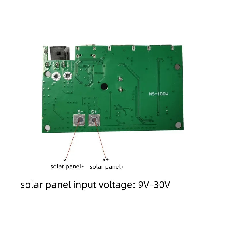 DIY Solar Controller  5V 9V 12V TYPE-C USB-1/USB-2Output Port Voltage Stabilizer Solar Panel Regulator