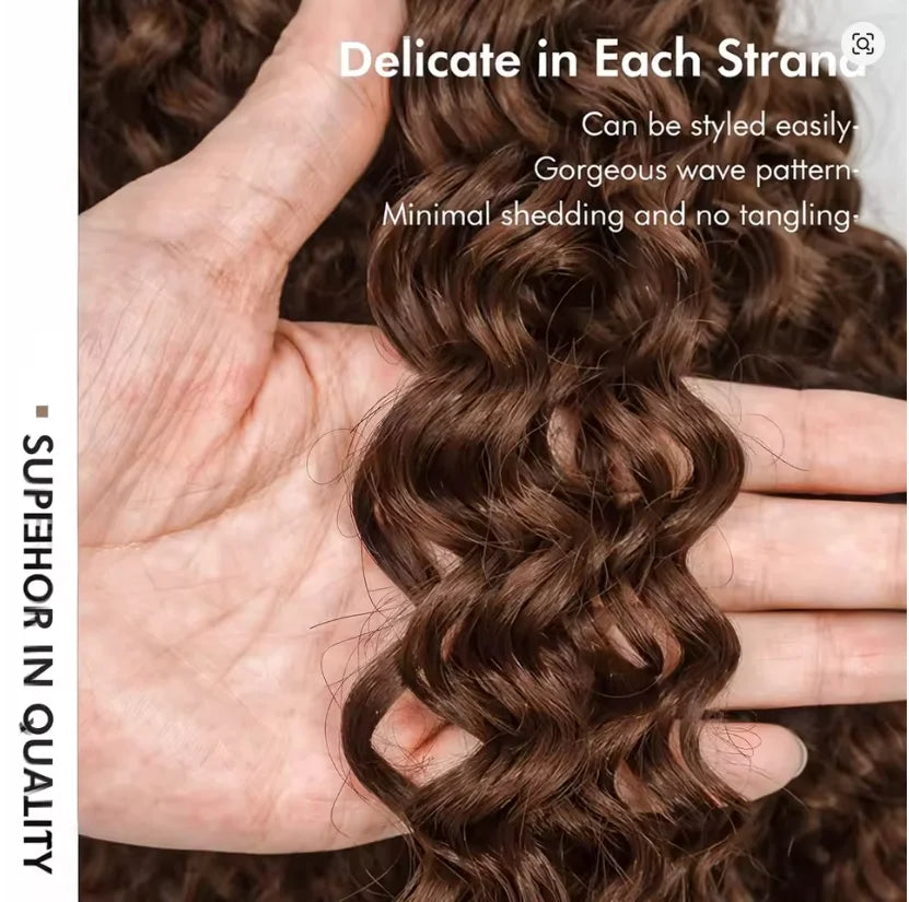 Virgin Hair Crochet Extensions – Curly Style, Multiple Lengths