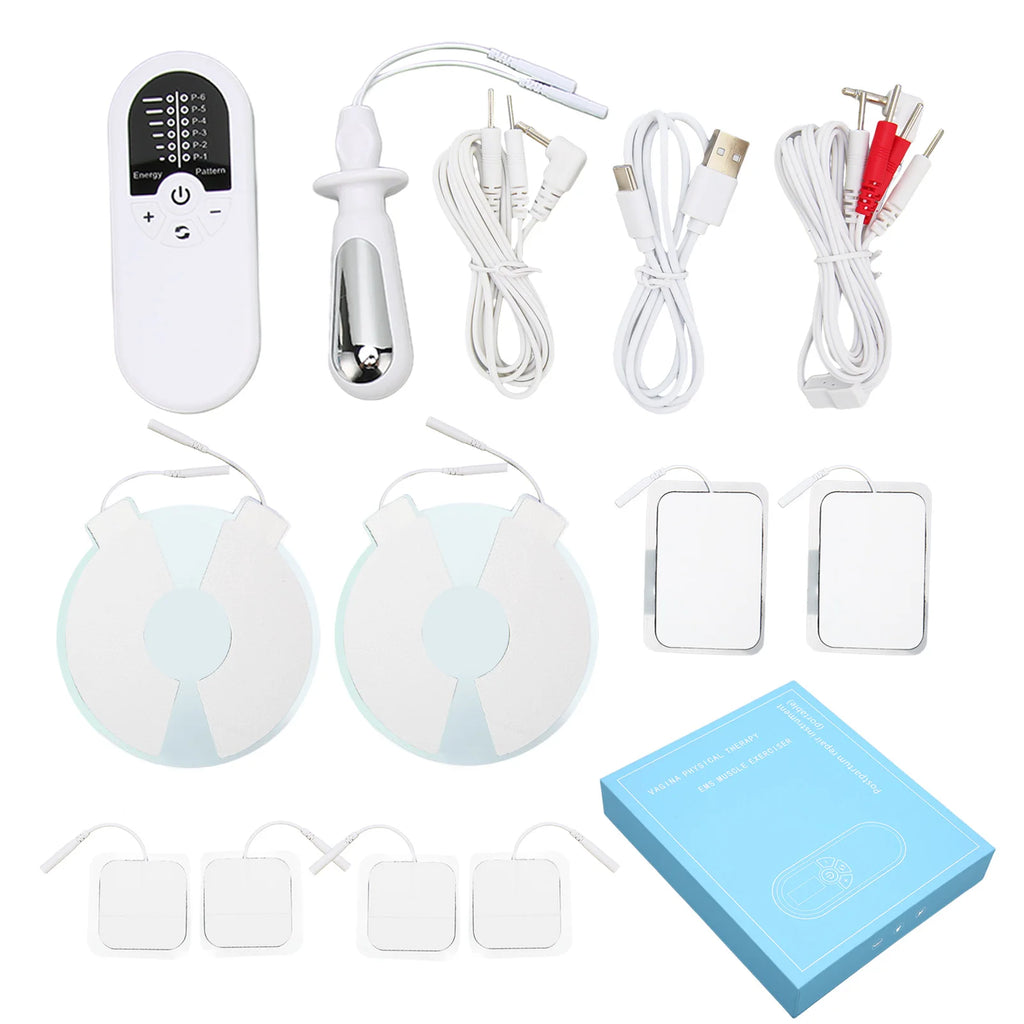 Electric Pelvic Muscle Exerciser Pelvic Floor Muscle Repair Machine Eliminate Tension 8 Electrode Patches for Daily Use