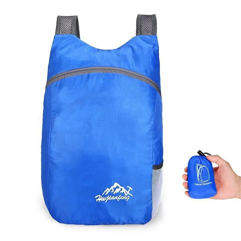 Outdoor lightweight sports bag waterproof backpack wear-resistant travel bag foldable backpack small backpack storage bag