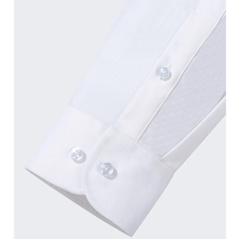 Windsor Collar French Shirt Men's Wrinkle-free Long-sleeved Twill Business Light Luxury Men's Casual Workwear Shirt for Men