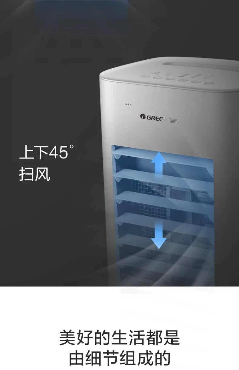 Air conditioner fan household refrigerator small air conditioner, single cooling soft sound mobile water cooling fan  air cooler
