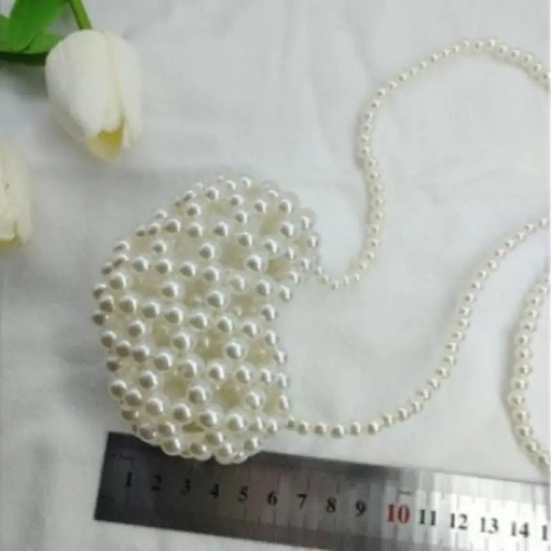Pearl Beaded Heart Bag for Kids & Girls Sweet Love Shape Mini Fashion Handbag Cute Daily Accessory Gift Option