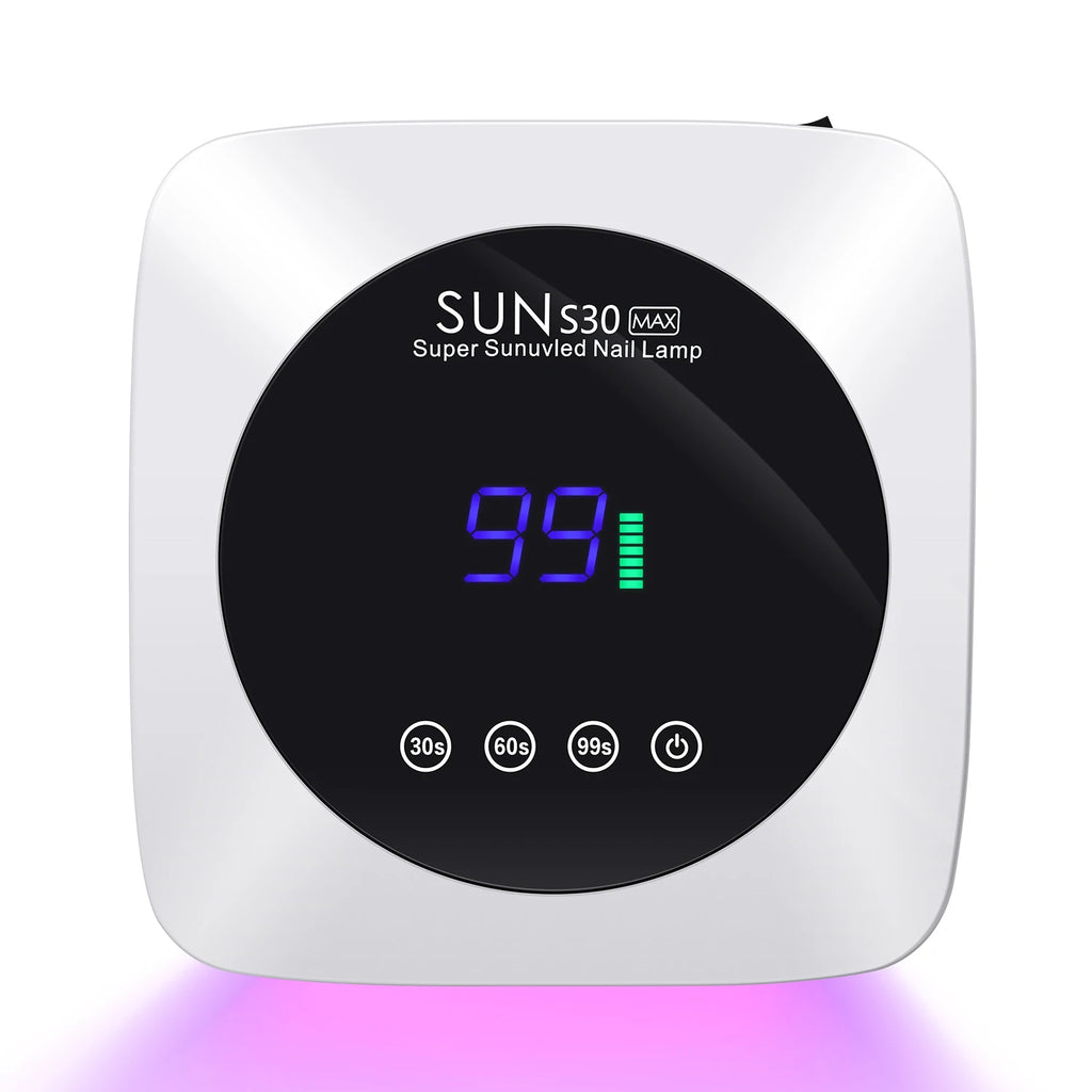 180W UV LED Nail Lamp 57LED Rechargeable Nail Dryer For Curing Polish Gel Wireless Manicure Machine With Smart Sensor Salon Tool