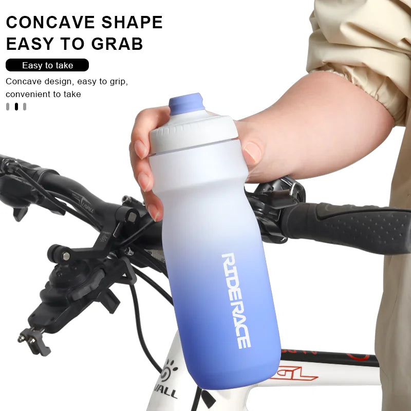 Cycling Water Bottle PP5 Taste-Free Lightweight Outdoor Sports Squeeze Kettle Bicycle Water Bottle Portable Bike Drink Cup