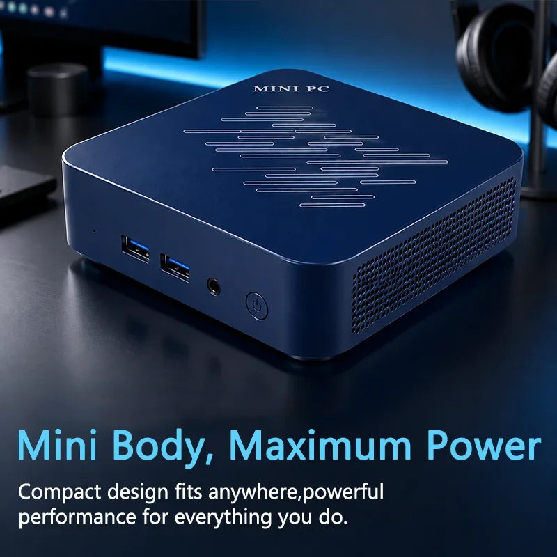 New Mini PC Core I9 10980HK Portable Mini Desktop Device 16GB RAM 1TB 2TB Large SSD 4K HD Display For Game Office Home Use