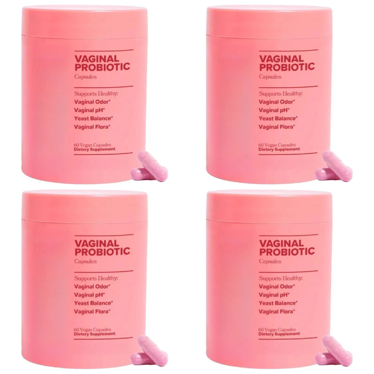 Women's Probiotic Capsules with Lactobacillus Acidophilus Rhamnosus Reuteri 5 Billion CFU Support Wellness Balance 60 Capsules