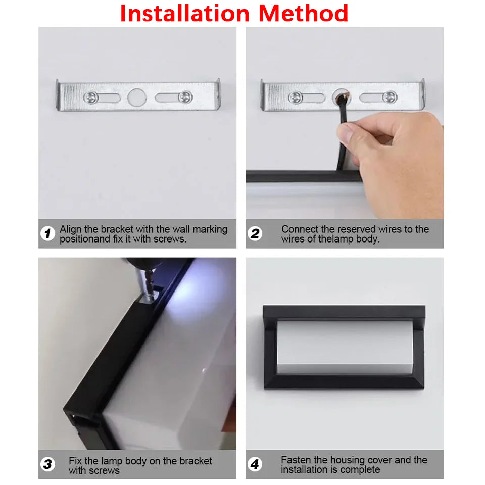 LED Motion Sensor Outdoor Wall Light Waterproof IP65 Retro Style Porch Balcony Garden Courtyard Lamp Living Room Wall Sconce