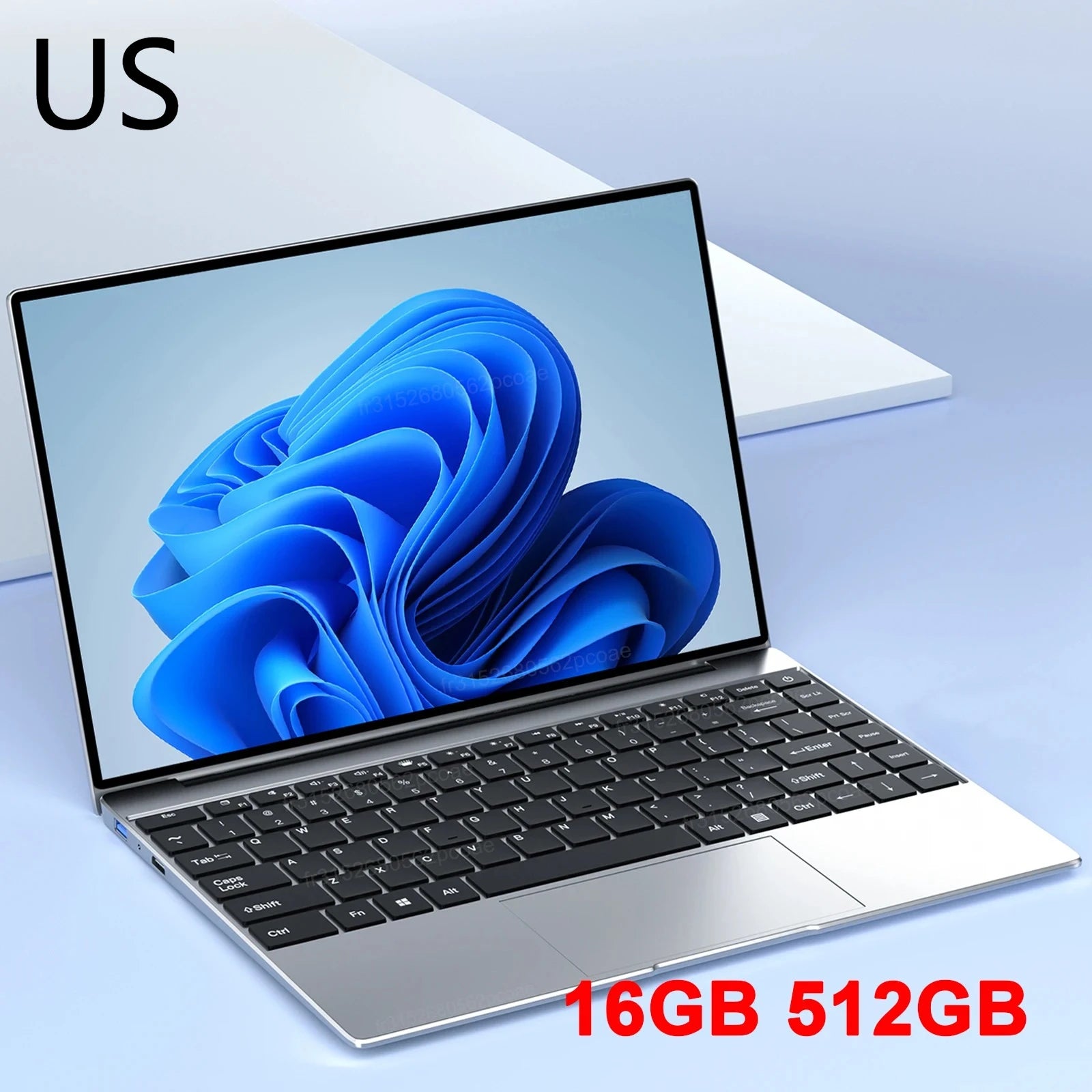 14.1 Inch Ultra Slim Laptop NEW 16GB DDR4 RAM 2TB SSD Intel N3700 Windows 11 1920x1080 Notebook Gamer for Office Study PC