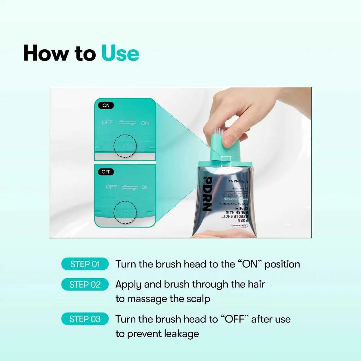 Korea-PDRN/ Hair & Scalp Serum Hydrating Nourishing Leave-In Care Essence for Damaged Hair